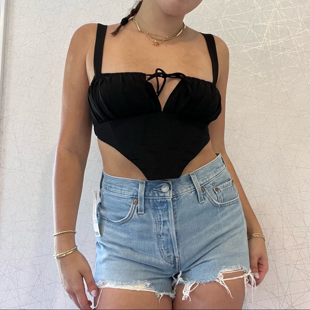 Princess Polly Hannah Top in Black